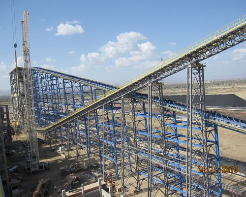 Pababang Transportasyon Belt Conveyor