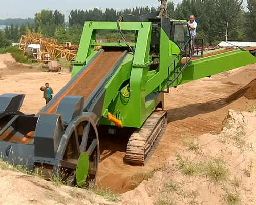 JXLQ-500 Crawler mobile double bucket wheel